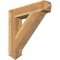 Ekena Millwork Traditional Arts & Crafts Rough Sawn Bracket, Western Red Cedar, 6"W x 32"D x 32"H BKT06X32X32TRA03RWR - alternate 1